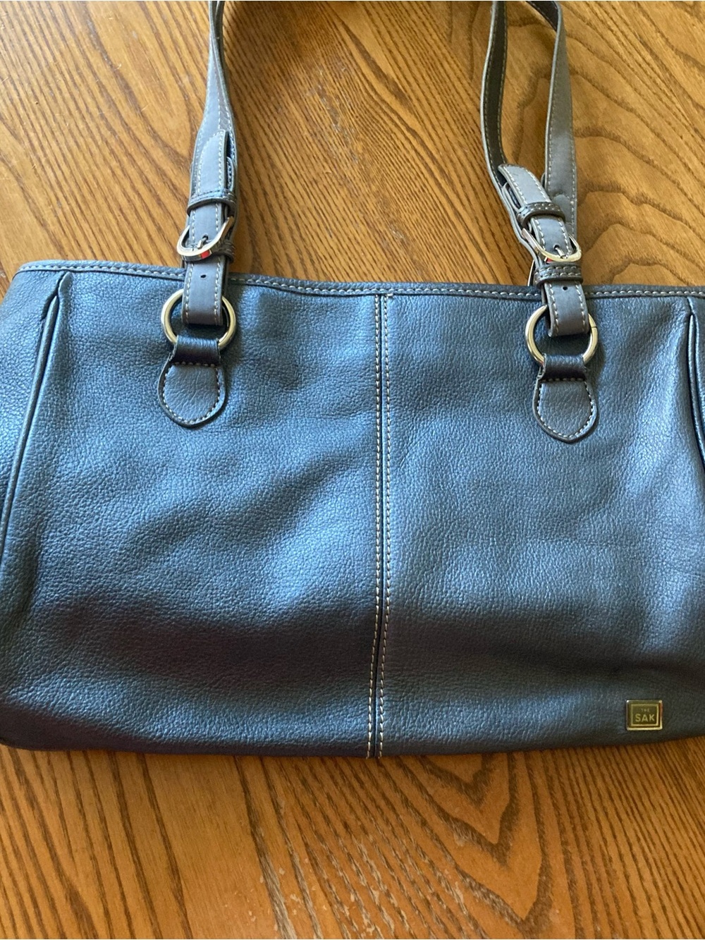 The Sak Dark Blue Leather Shoulder purse